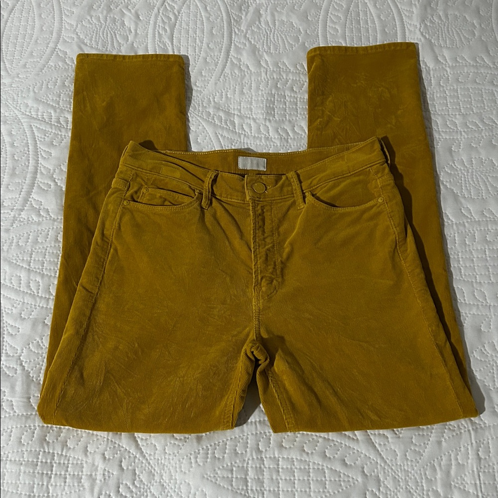 MOTHER Hopscotch Corduroy Ankle Pants Sz:28 - Picture 4 of 10